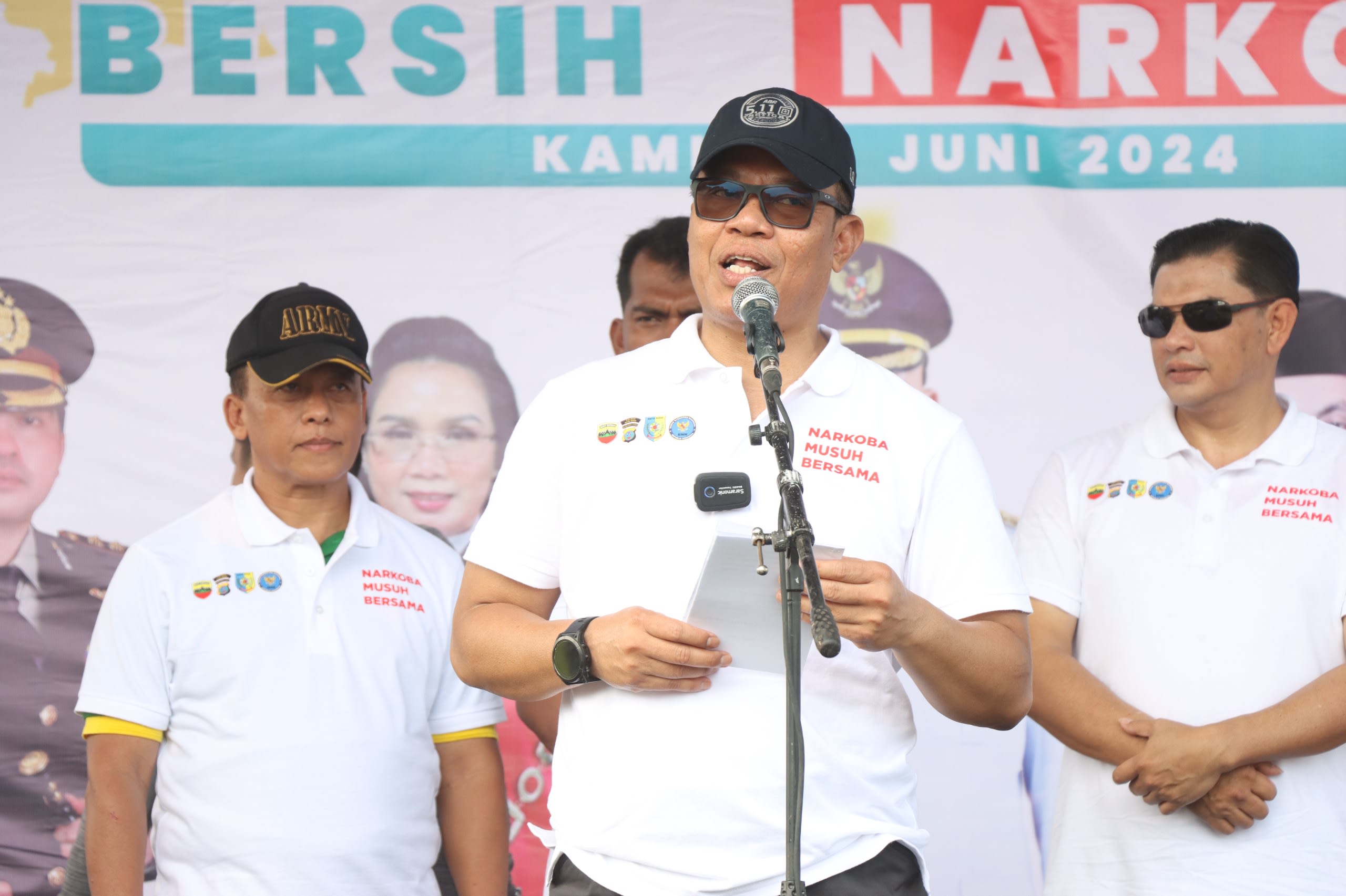 Polres Batubara Dan Pemkab Deklarasi Gebyar Menuju Batu Bara Bersih Dari Narkoba