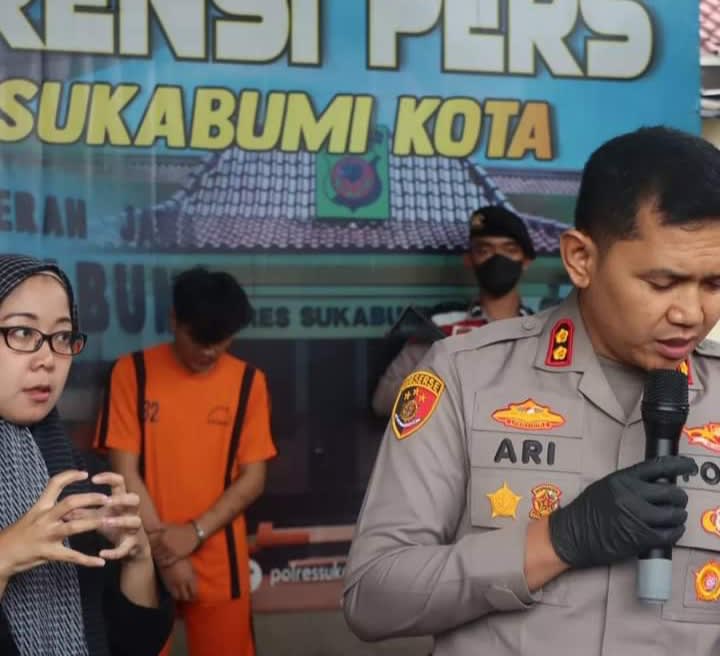 Polres Sukabumi Kota Tangkap DPO Pembacok Pedagang Sayur di Cisaat