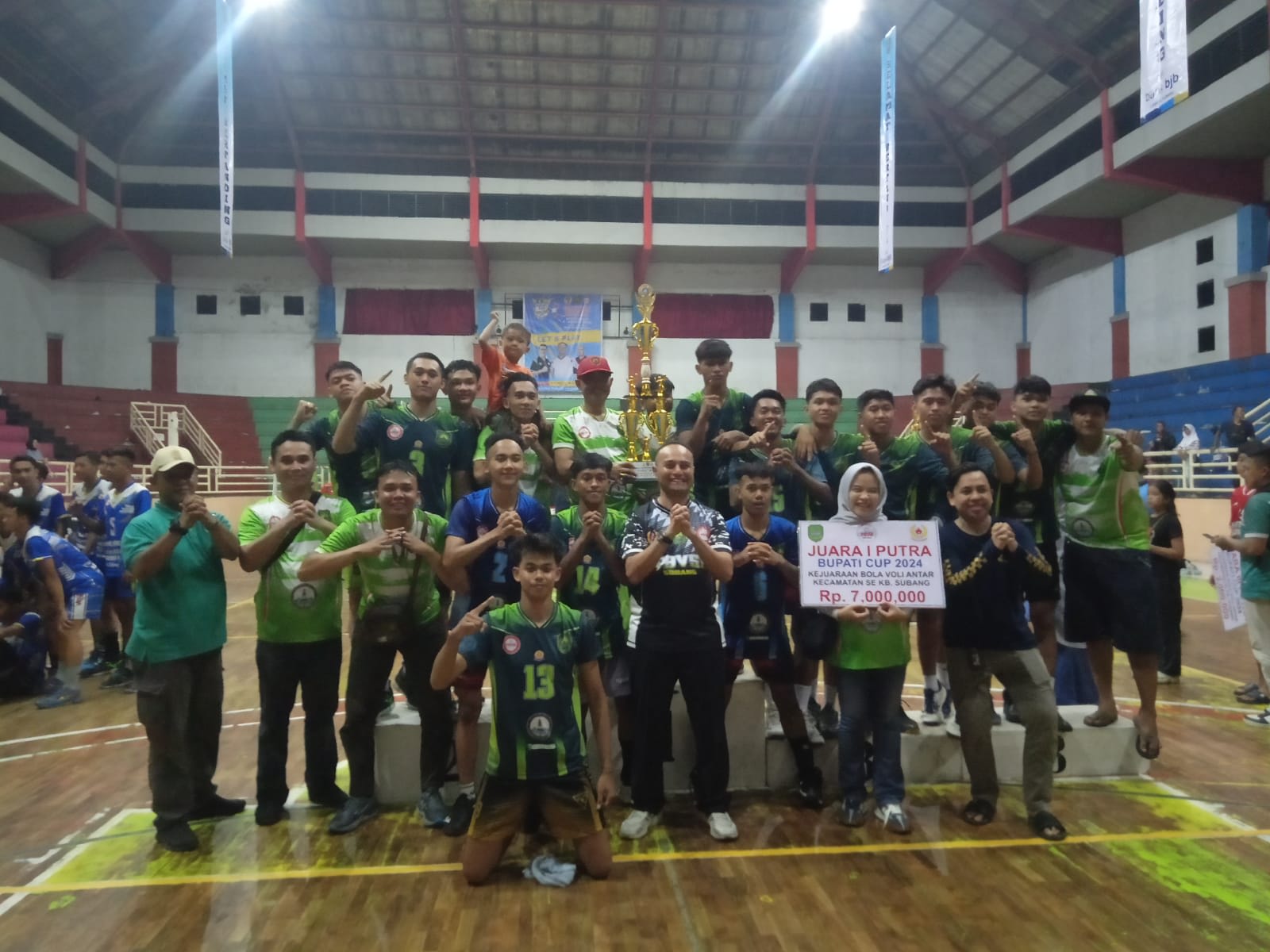 Camat Tanjungsiang Apresiasi Kemenangan Tim Bola Voli Putra Menjadi Tim Terbaik Piala Bupati Cup 2024