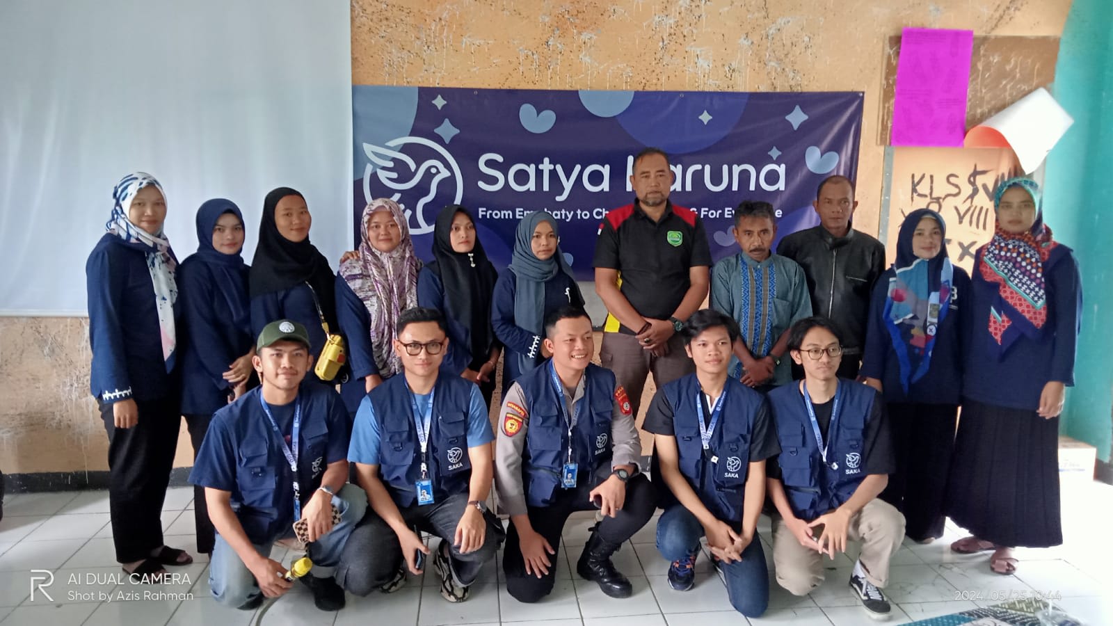 Komunitas Satya Karuna Salurkan Bantuan Untuk MTs Nurul Hikmah dan Mesjid Nurul Iman Ciwangun Desa Cupunagara Kecamatan Cisalak