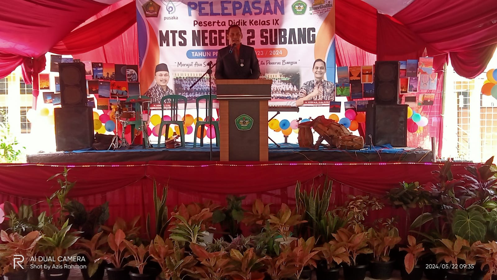 Merajut Asa Satukan Rasa Raihlah Cita-cita Penerus Bangsa Sebagai Pengantar Pelepasan Siswa-siswi Kelas IX MTsN 2 Subang Kecamatan Cisalak