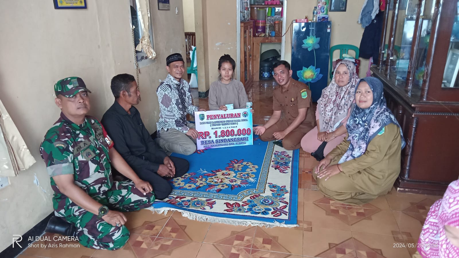Pemerintah Desa Sindangsari Salurkan BLT-DD Pada 75 Masyarakat Penerima Manfaat