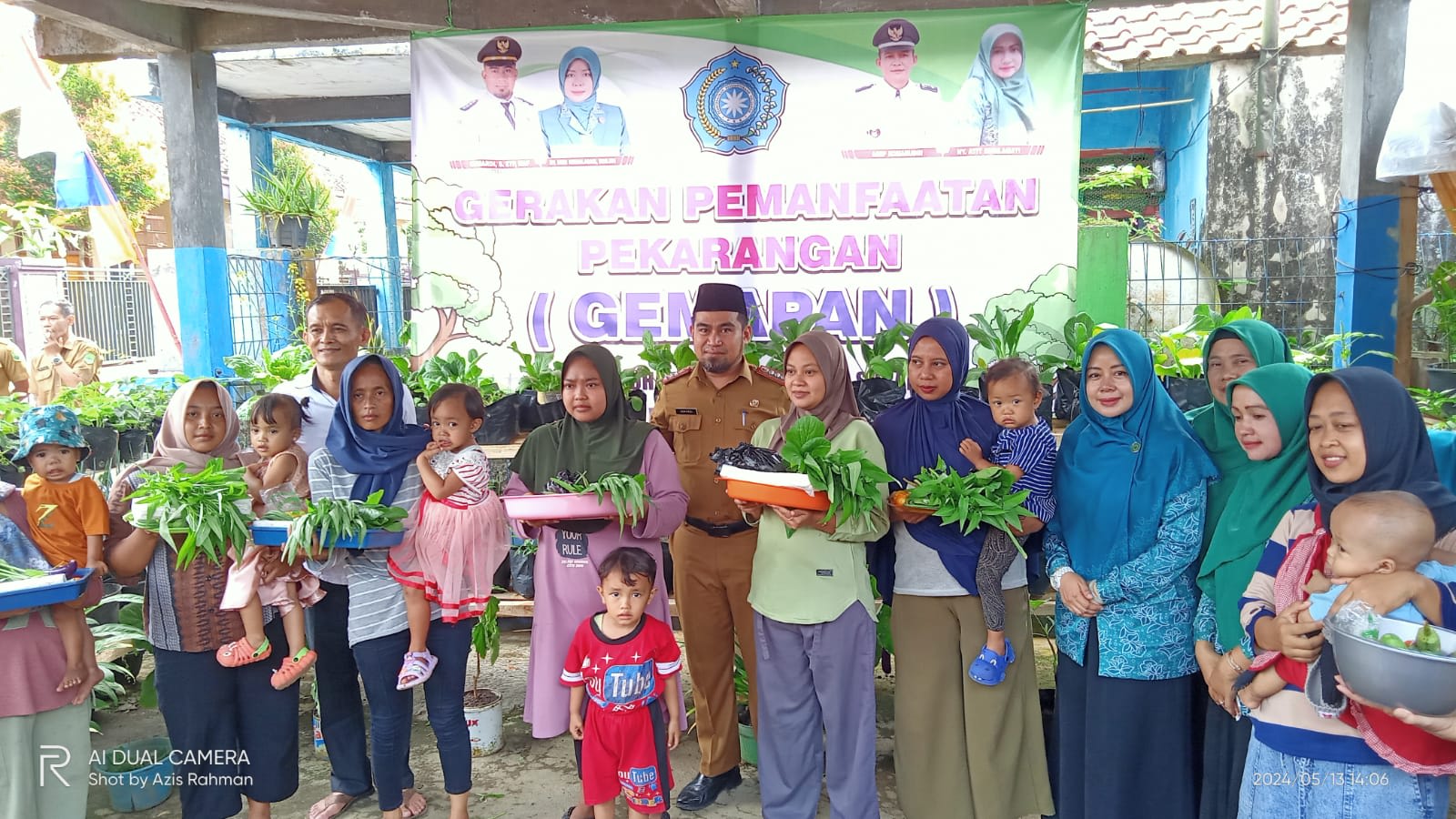 Camat Cisalak Gelar Lomba Gerakan Pemanfaatan Pekarangan, Dalam Rangka Meningkatkan Ketahanan Pangan