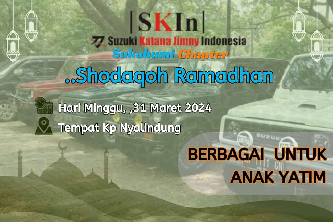SKIn Chapter sukabumi pajampangan berbagi di bulan suci romadhon 2024