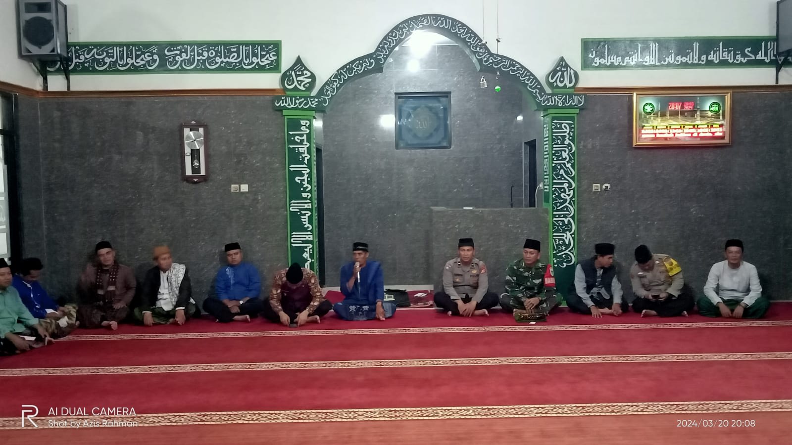 Porkopincam Cisalak Laksanakan Tarawih Keliling Ke-3 Tingkat Kecamatan Cisalak Di Desa Pakuhaji
