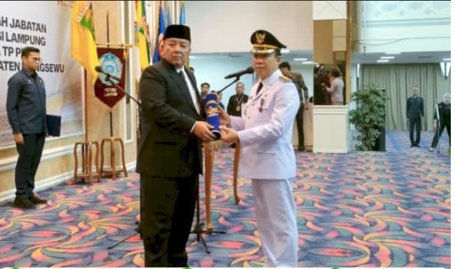 Sah Marindo Kurniawan Jadi Pj Bupati Kabupaten Pringsewu Dilantik Gubernur Arinal Djunaidi