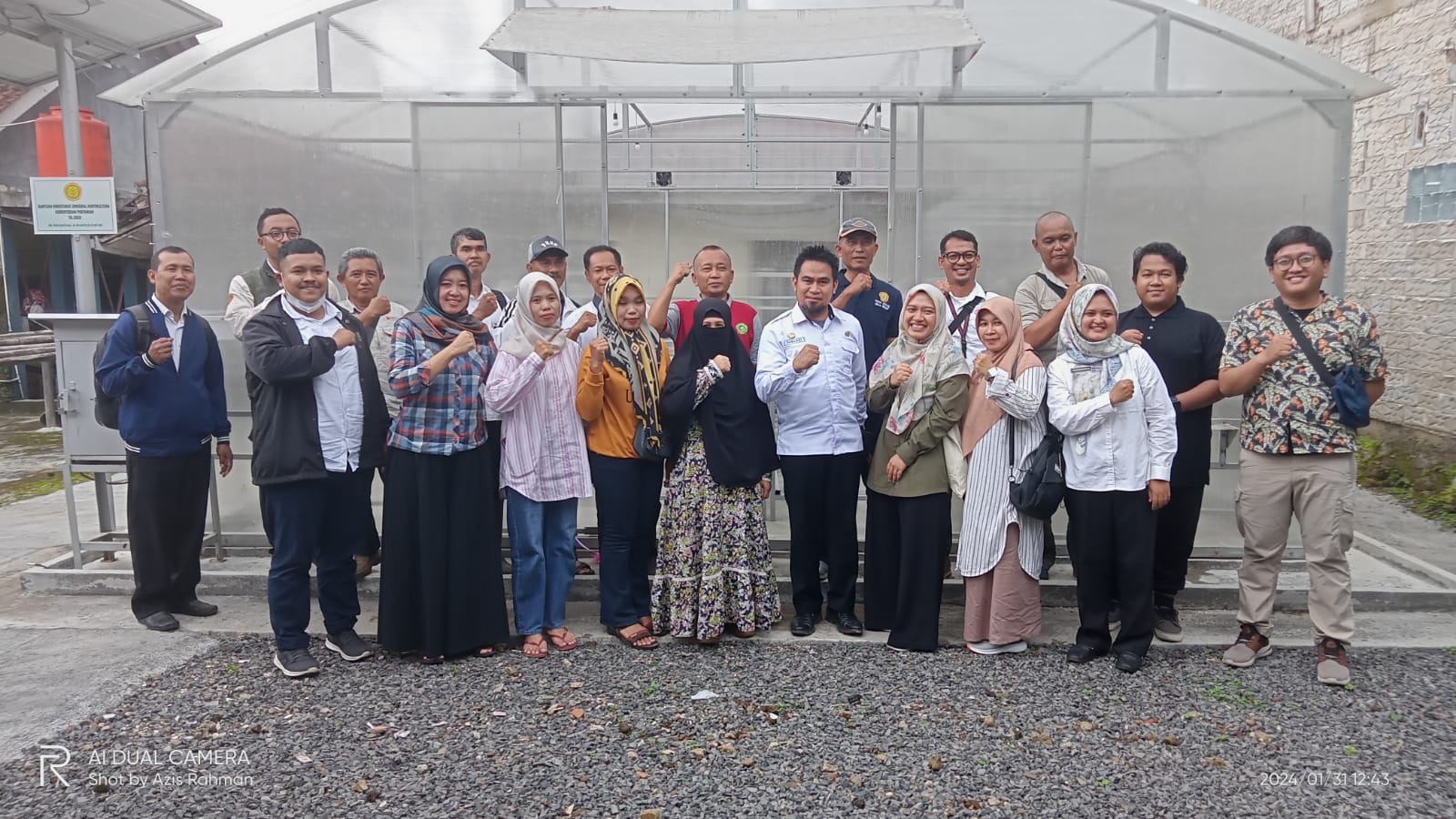 Kementrian Pertanian Dirjen Holtikultura Resmikan Dan Monev Pembangunan Solar Dryer Dome Kelompok KWT Sukamenak Kecamatan Cisalak