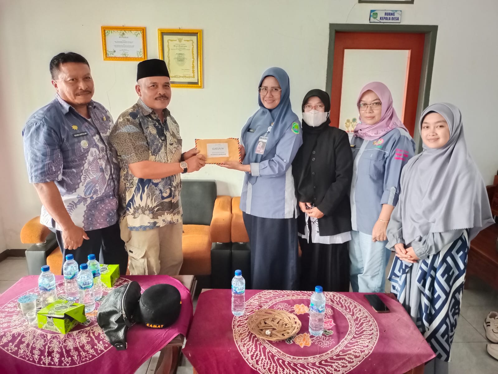 Gugus IV Kecamatan Jalancagak, Salurkan Donasi Korban Bencana Longsor Kampung Cipondok Desa Pasanggrahan