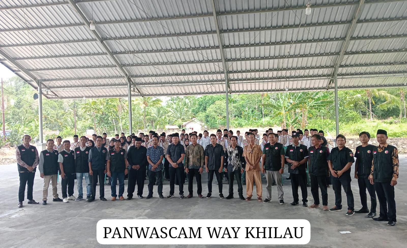 Panwaslu Kecamatan Way Khilau Laksanakan Pelantikan Pengawas TPS