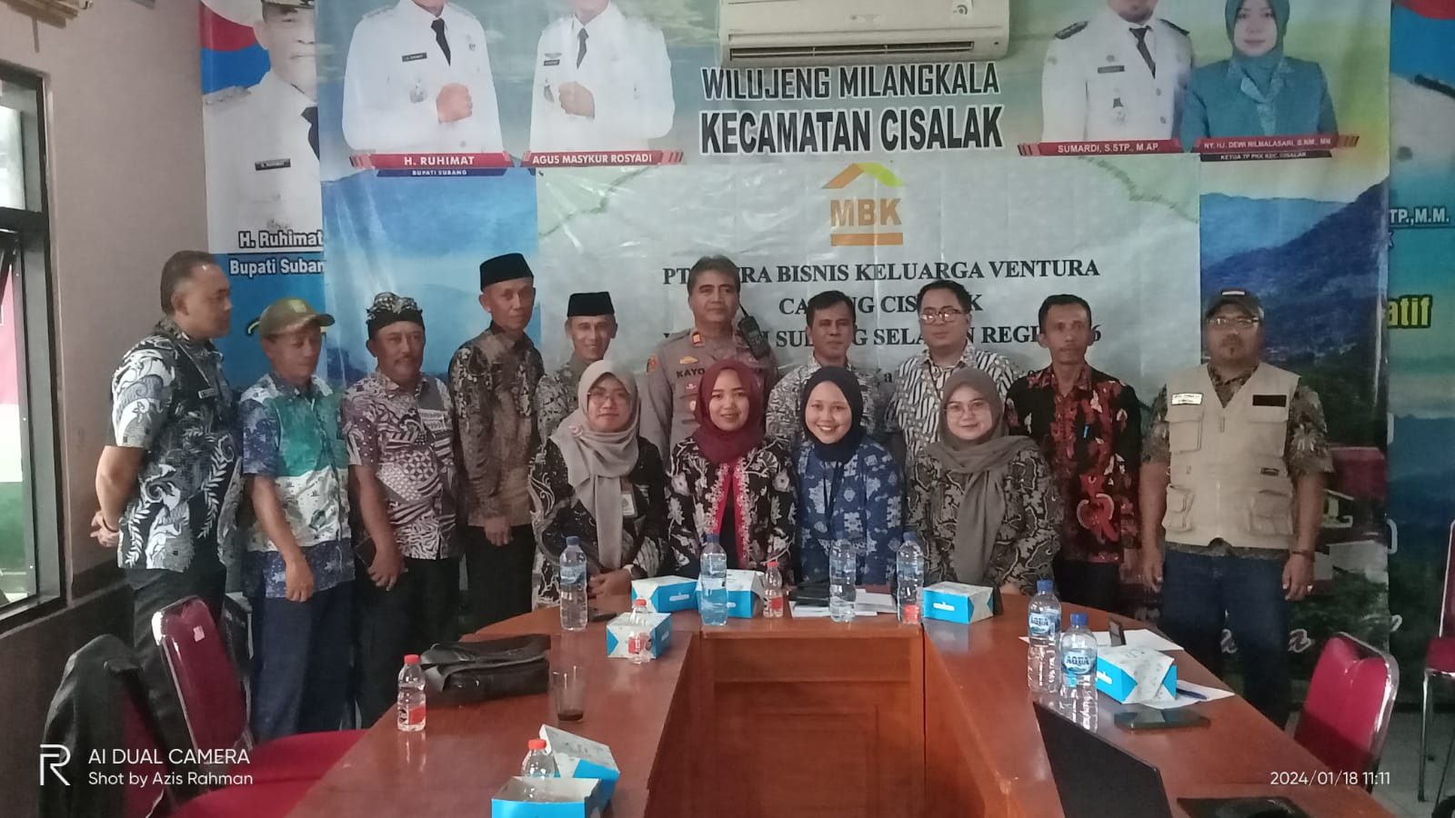 CSR PT MBK Ventura Subang Selatan Regional 06 Salurkan Bantuan Pada Pemerintah Desa se-Kecamatan Cisalak