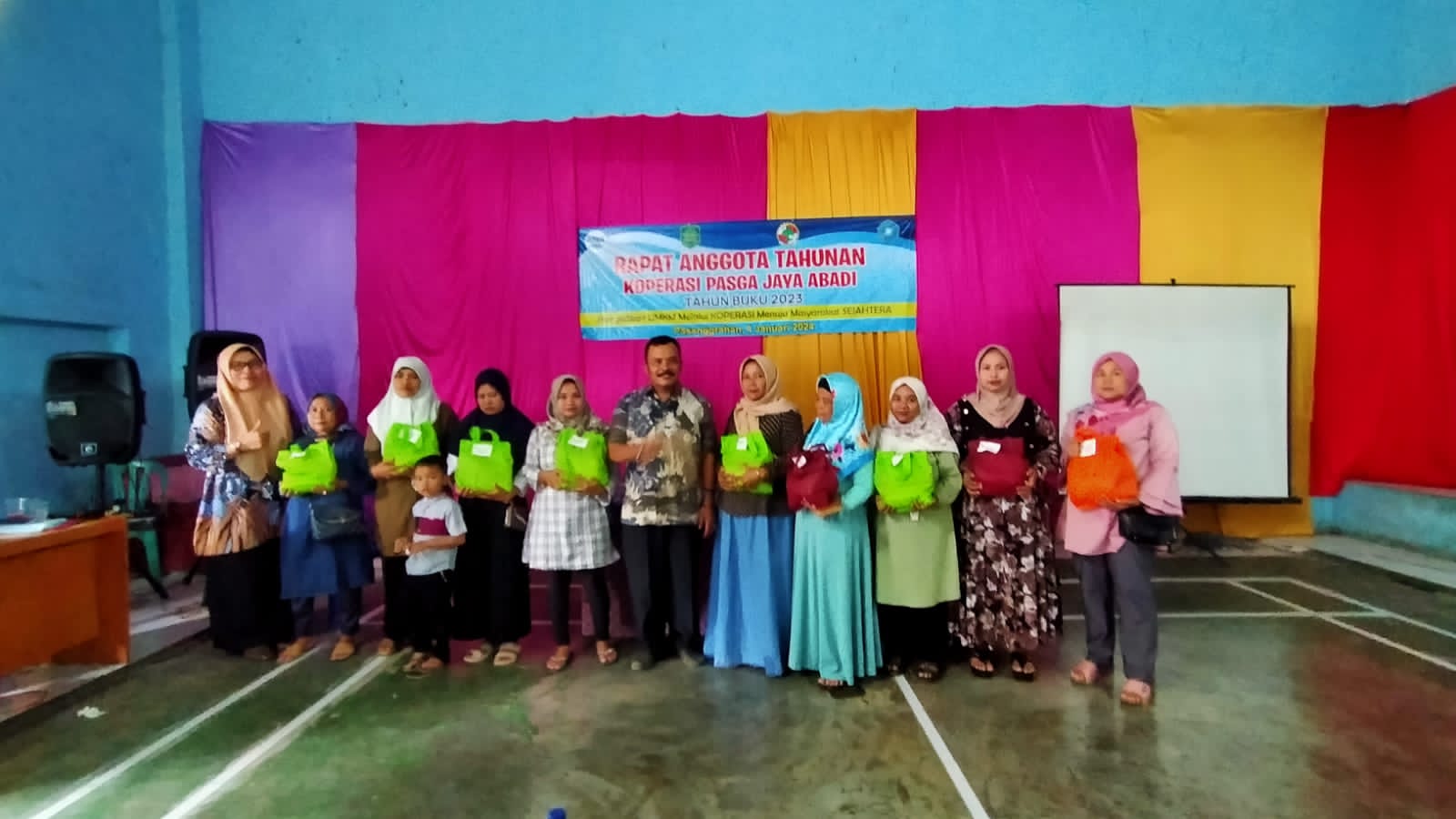 Rapat Anggota Tahunan Koperasi " Pasga Jaya Abadi " Tahun Buku 2023 Desa Pasanggrahan Kecamatan Kasomalang Kabupaten Subang