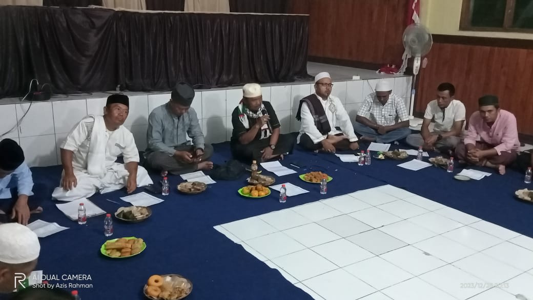 Keluarga Besar Pemdes Darmaga Kecamatan Cisalak Gelar Rutinitas Istighosah Di Aula Kantor Desa Darmaga