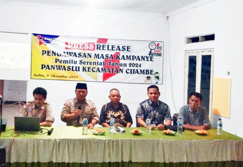 Antisipasi Terjadinya Pelanggaran Dilakukan Pengawasan Masa kampanye oleh Panwascam Kec. Cijambe