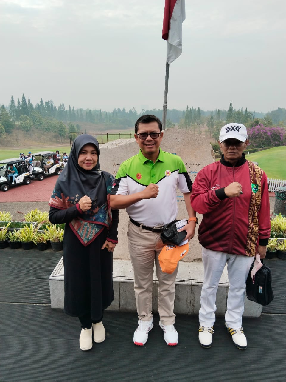 Porpemda XV Tingkat Jawa Barat Mulyana SH Raih Mendali Emas Di Cabor Golf Perorangan
