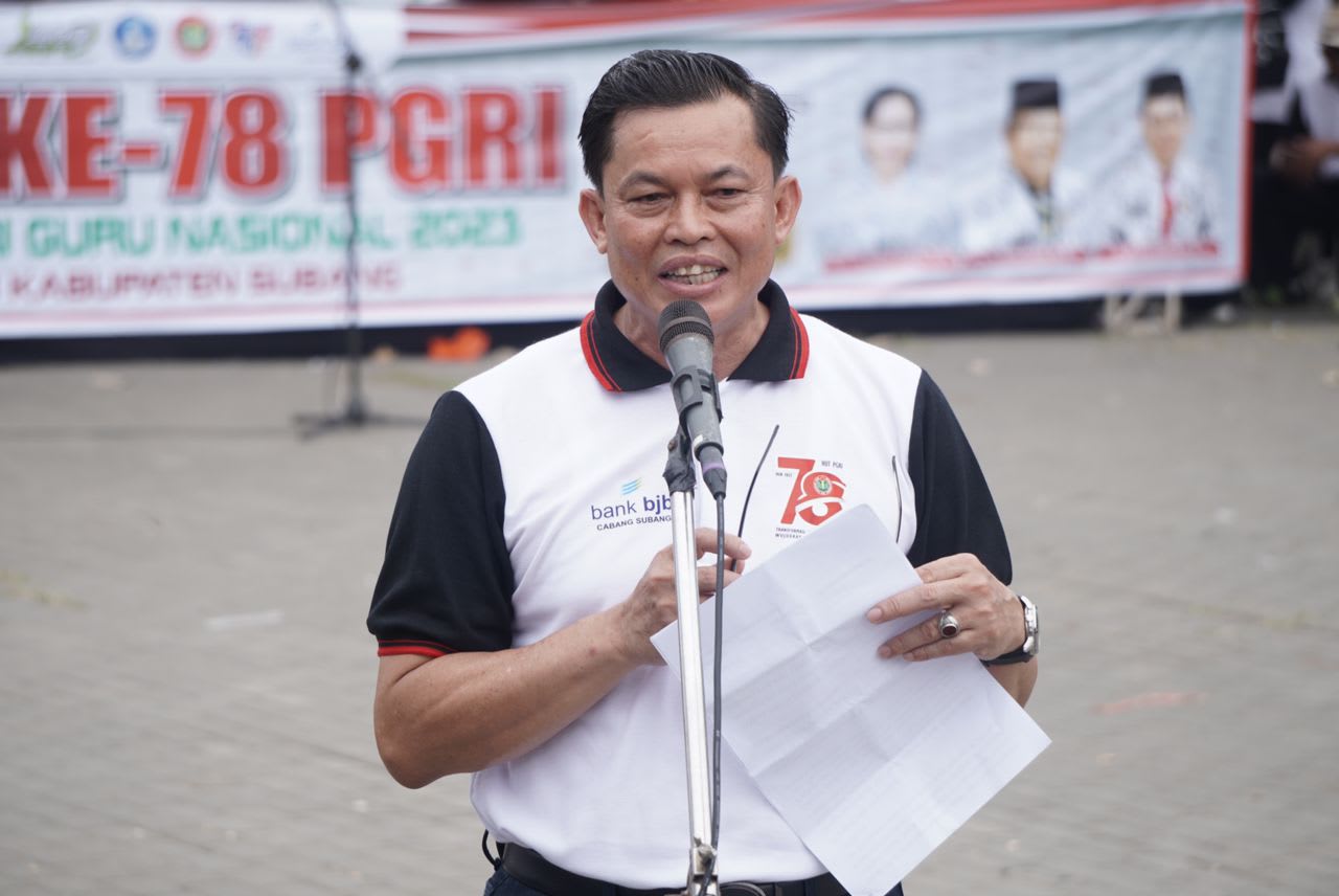 Hadiri HUT PGRI dan Hari Guru Nasional 2023, Kang Jimat Berpesan Untuk Jaga Integritas, Dedikasi dan Loyalitas dalam Membangun Generasi