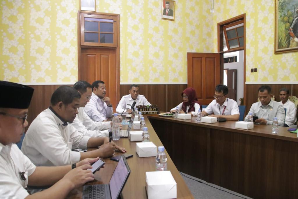 Kang Jimat Tegaskan Pembukaan Lahan Serangpanjang Cipeundeuy agar beriringan dengan Pembangunan jalan Lingkar Subang