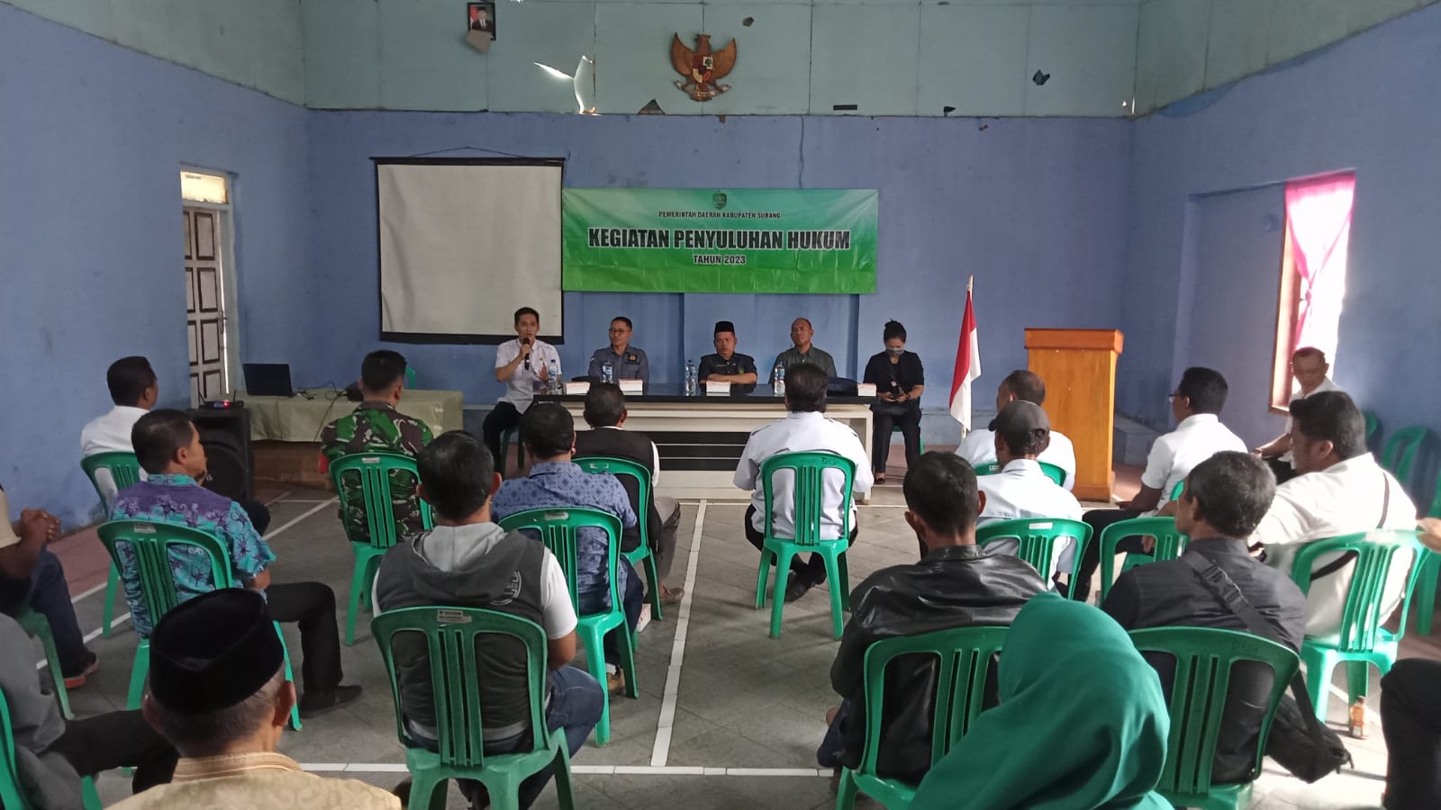 Penyuluhan Hukum Terpadu 2023 Di Desa Cupunagara Kecamatan Cisalak digelar Pemda Subang