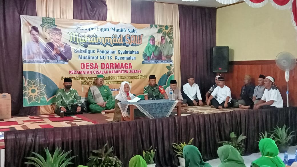 Peringati Maulid Nabi Muhammad SAW Tingkat Desa Darmaga Kecamatan Cisalak, Teladani Sifat Kepemimpinan Nabi Muhammad SAW