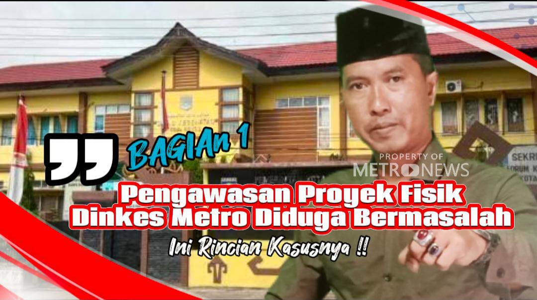 LSM Trinusa DPC Kota Metro Surati Dinas Kesehatan Terkait Penggunaan Anggaran TA 2021