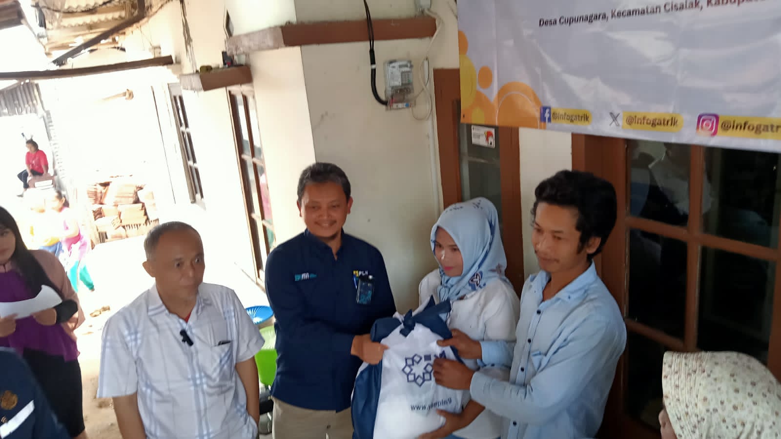Peresmian Dan Penyalaan Pertama Program Bantuan  BPBL Provinsi Jabar Desa Cupunagara Kecamatan Cisalak Kabupaten Subang