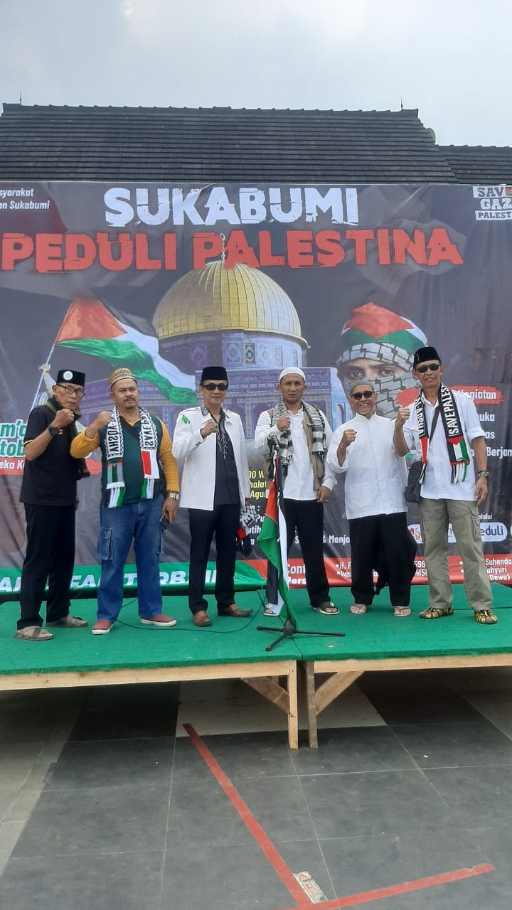 “AKSI DAMAI DAN DO’A WARGA SUKABUMI UNTUK PALESTINA”