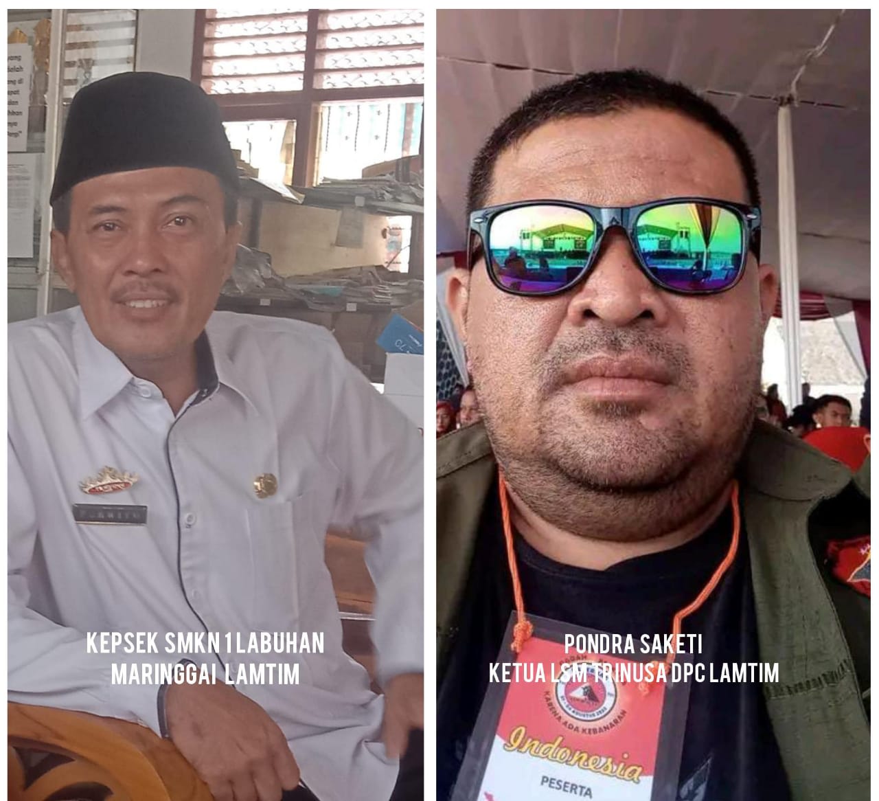 Kepsek SMKN 1 Labuhan Maringgai Diduga Korupsi Akan Dilaporkan Ke Kejari Oleh LSM Trinusa Lamtim Dan Koorwil II