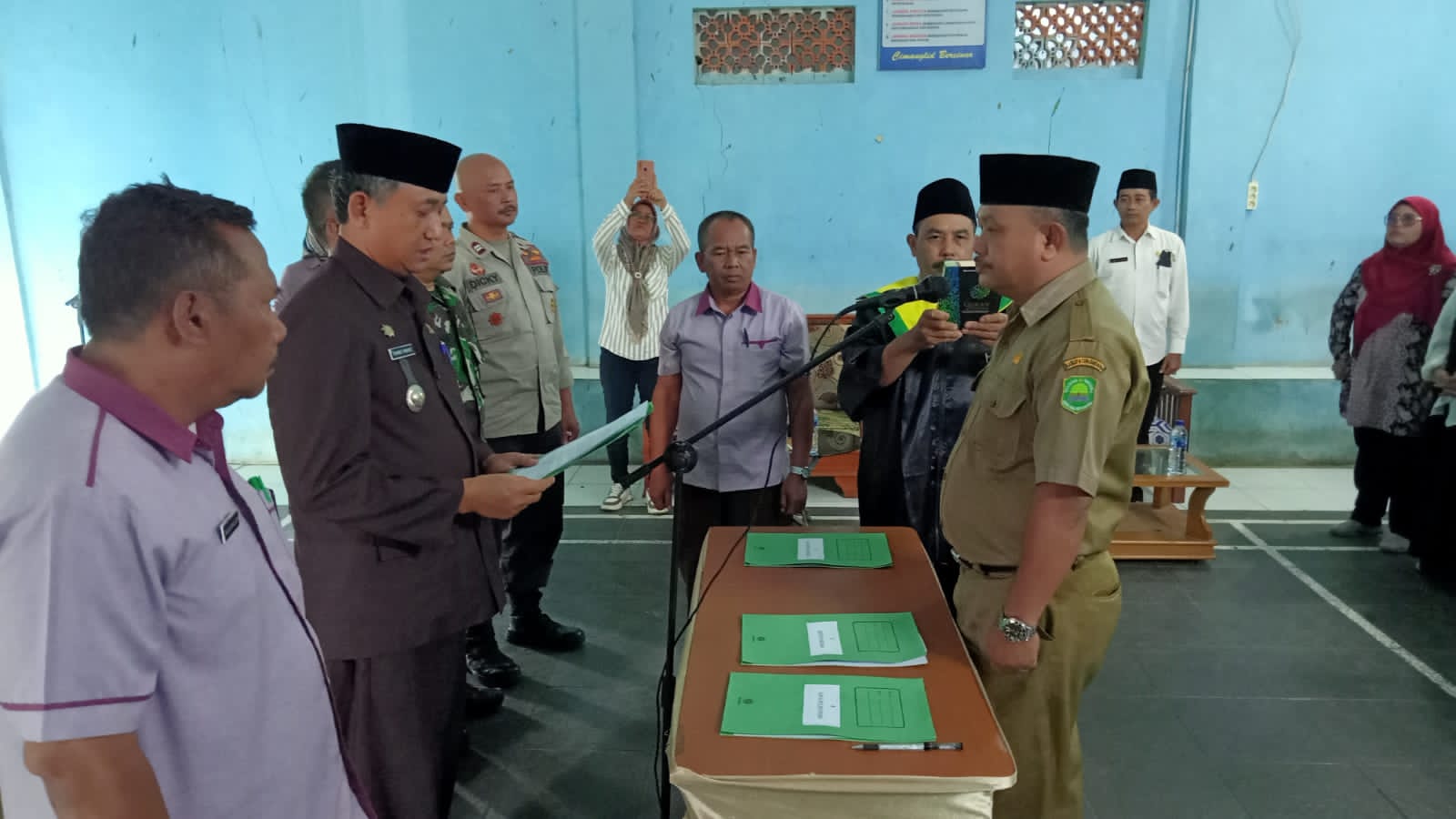 Pelantikan Pejabat Kepala Desa Cimanglid Kecamatan Kasomalang Kabupaten Subang