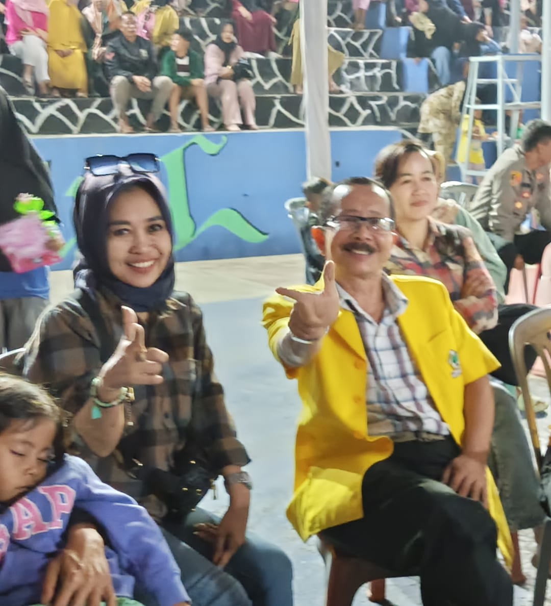 CALEG DAPIL 1 PARTAI GOLKAR MENHADIRI ACARA RUAT BUMI RW 02 BANJARAN TENGAH KEC.CIJAMBE KAB.SUBANG
