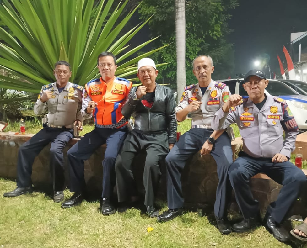 Jajaran DisHub Laksanakan Giat Pengamanan Jalur Dalam Acara Tasyakuran HUT RI ke 78 Kabupaten Subang
