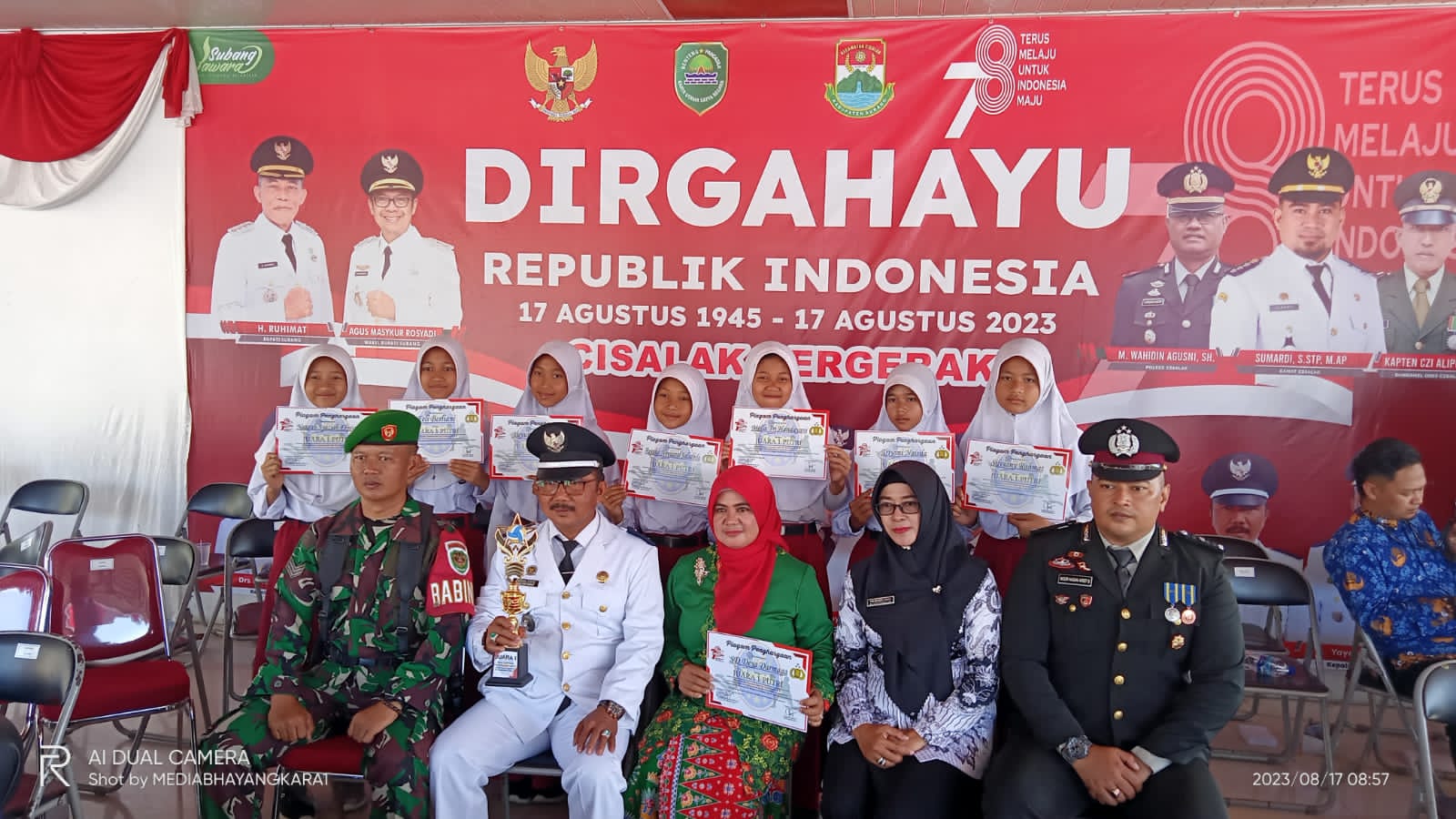 Bola Voli Kapolsek Cisalak CUP Tingkat SD Antar Desa se-Kecamatan Cisalak Di Menangkan Oleh Desa Darmaga