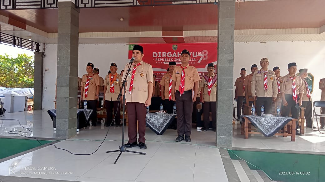 Hari Pramuka Ke-62 Di Kecamatan Cisalak Dilakukan Dengan Hidmat, Wujudkan Pramuka Yang Berkarakter Dan Mandiri
