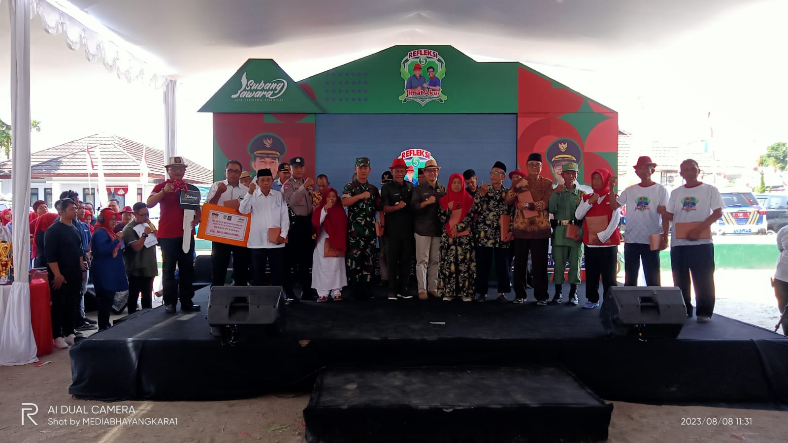 Refleksi Jimat Akur 5 Tahun Di Kecamatan Cisalak Disambut Ribuan Masyarakat