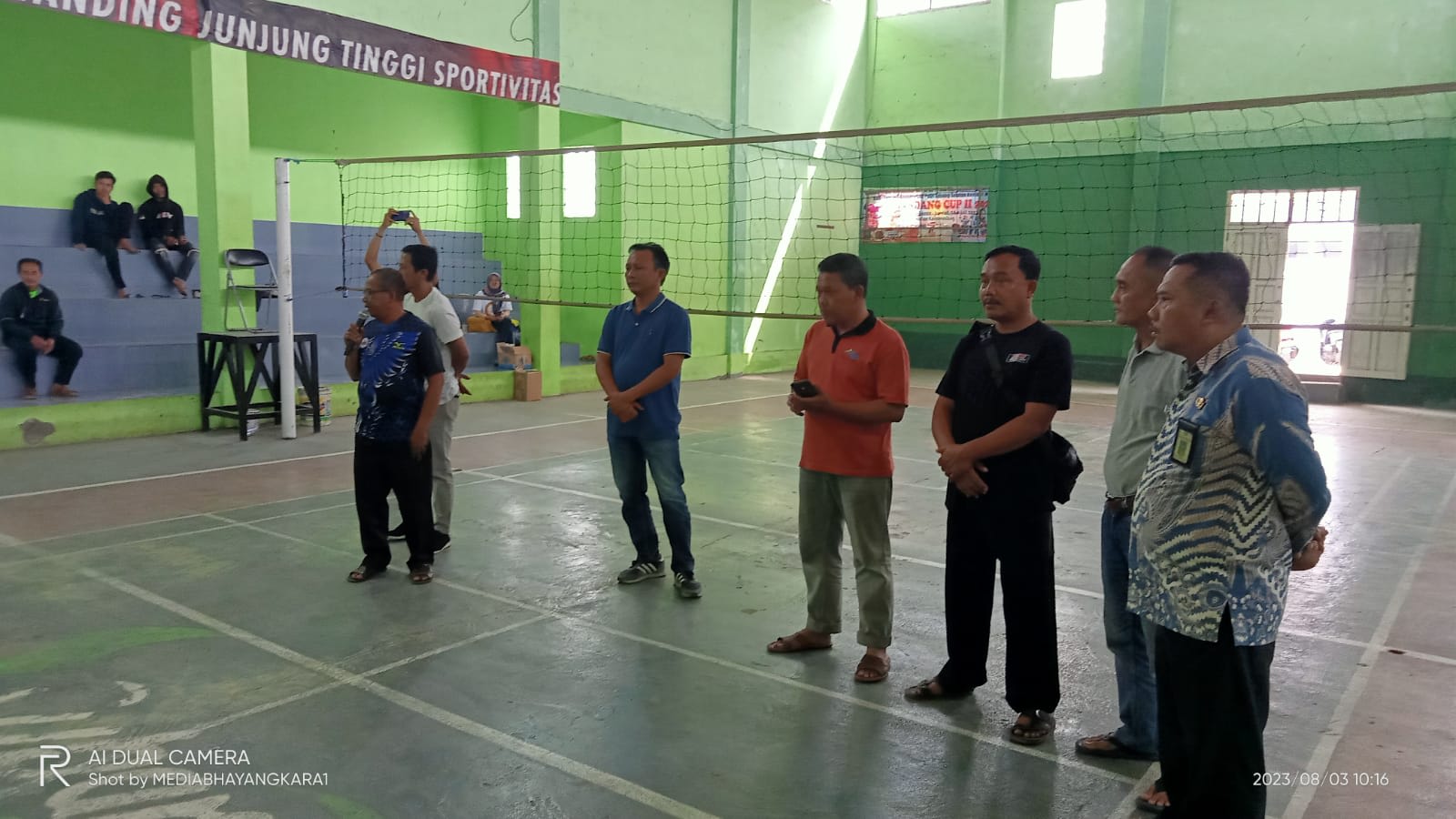 Camat Kasomalang Adakan Turnamen Bola Voli Dalam Menyambut HUT RI Ke-78 Antar Aparat Desa se-Kecamatan Kasomalang