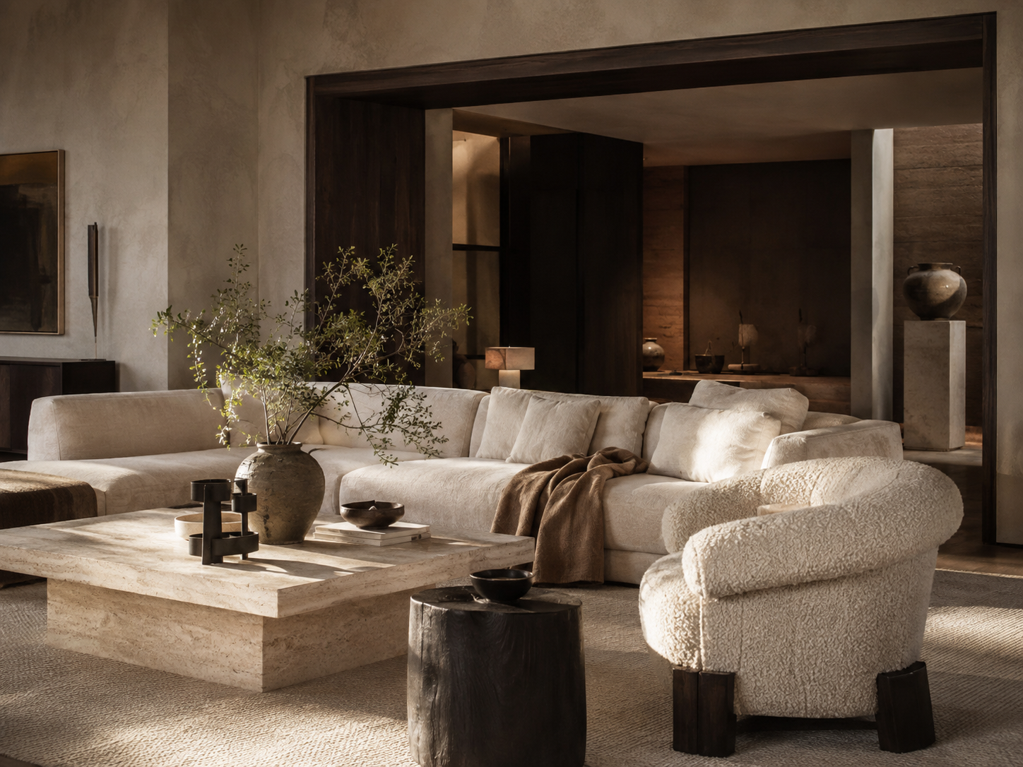 Neutral Luxury Color Palette Living Room