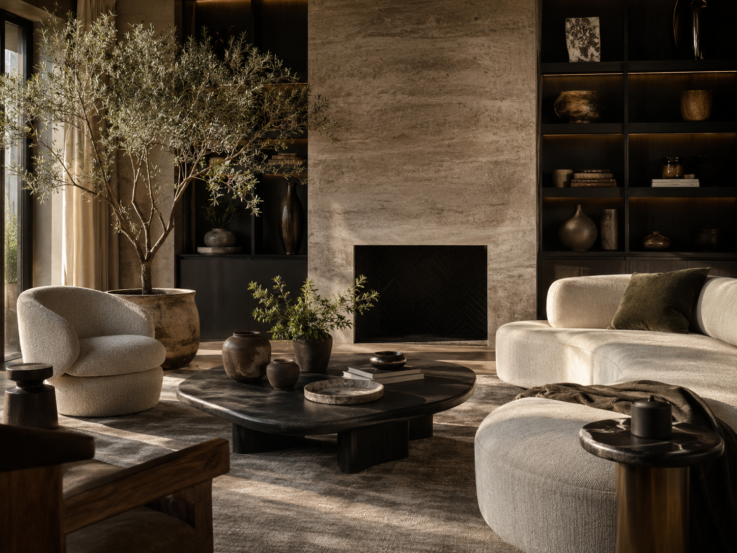 Organic Modern Living Room