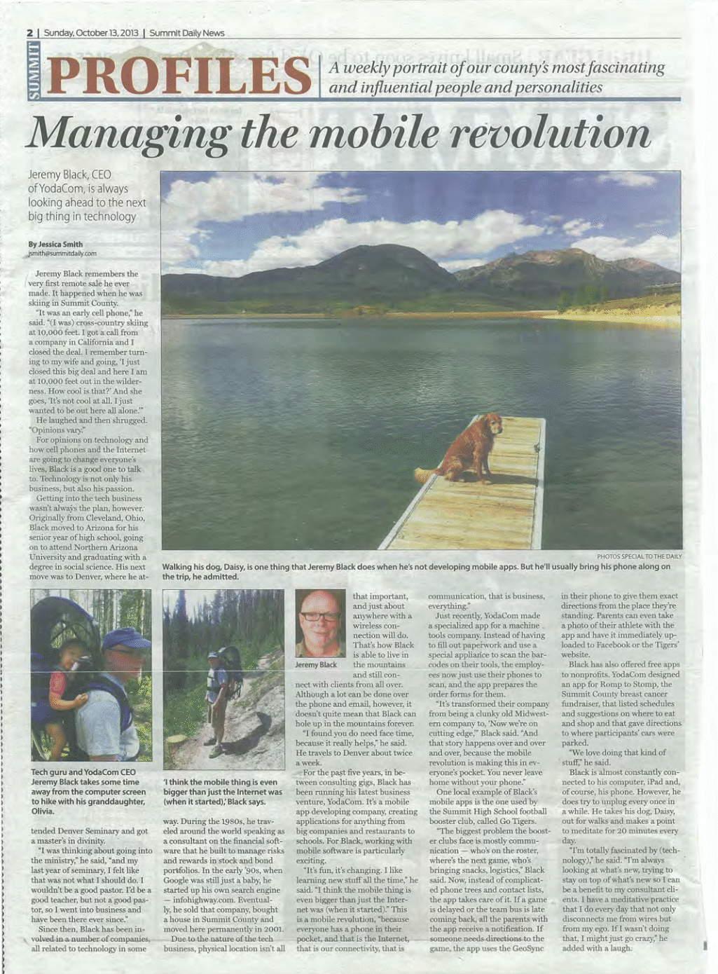 Summit Daily News — Yodacom feature