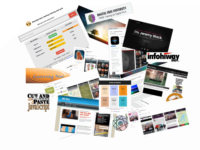 Yodacom web work collage