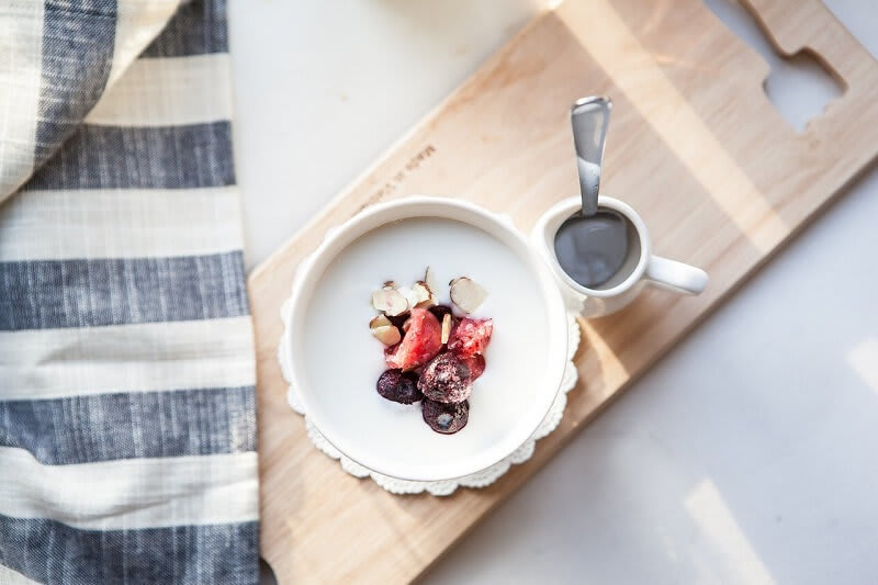 Include probiotic foods and yogurt in the diet