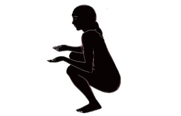 squat yoga pose