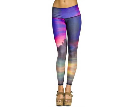 teeki clouds yoga pants