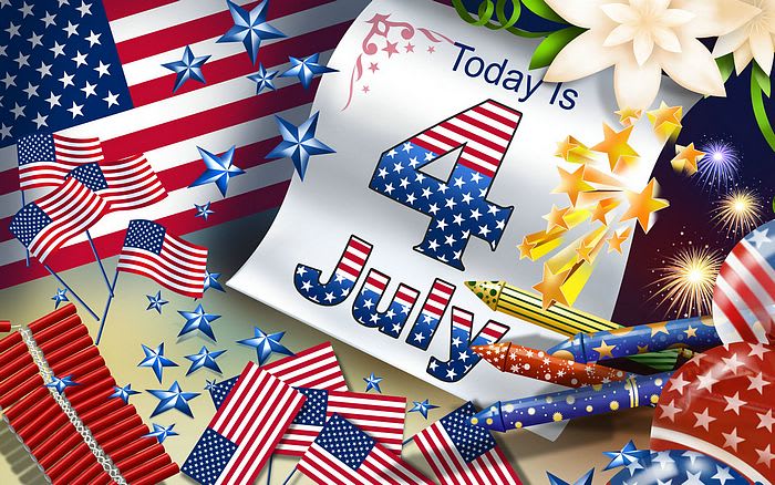 4th July Independence day USA