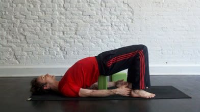 Supported Bridge Yoga Pose