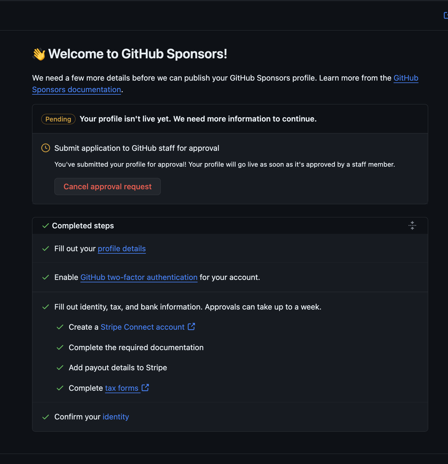 github sponsor