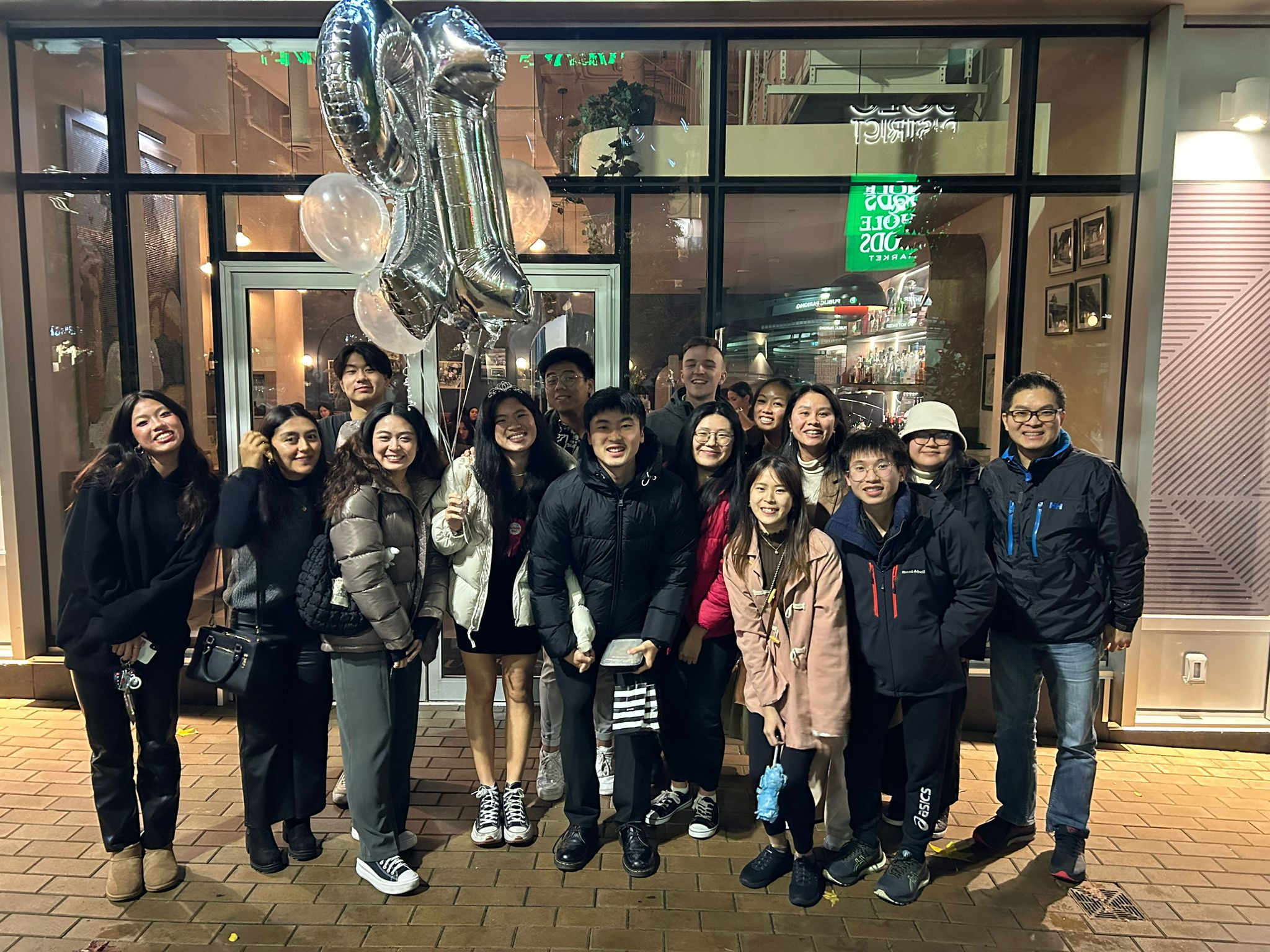 having birthday party for Tamara