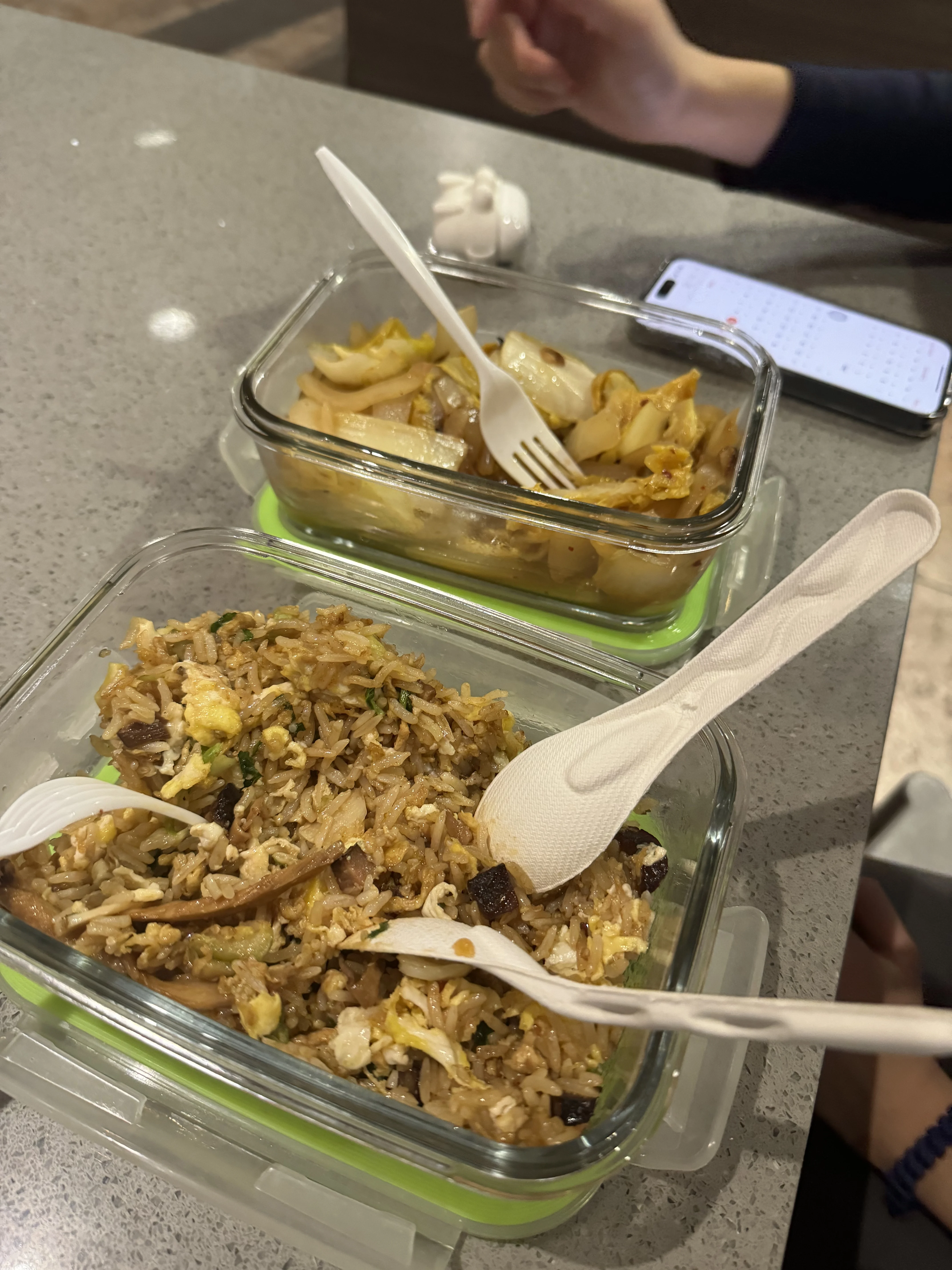 fried rice and vegetable
