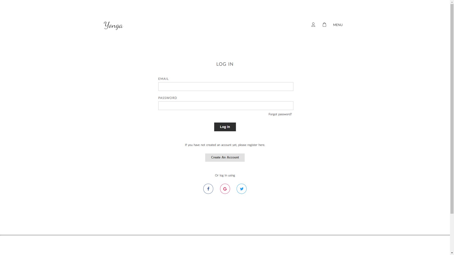 Login Page