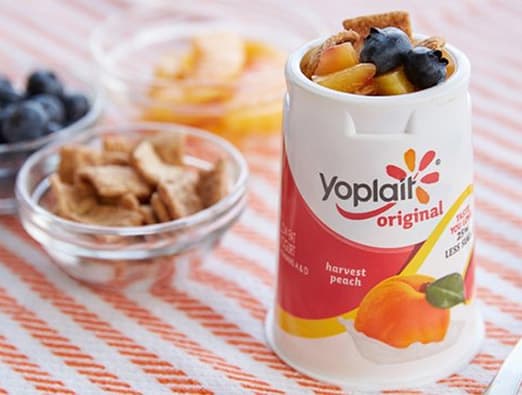 Cinnamon Peach Crunch Yogurt Cup