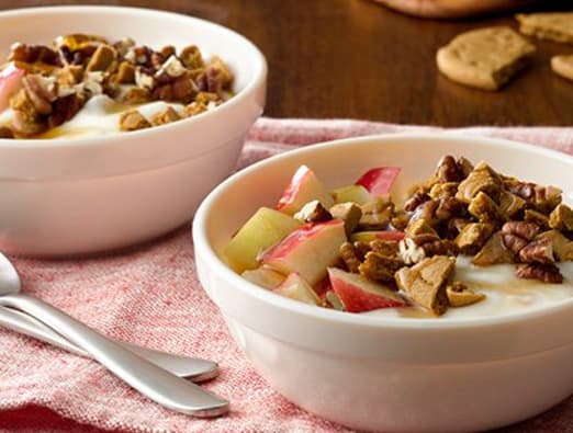 Gingersnap Apple Crisp Yogurt Bowl