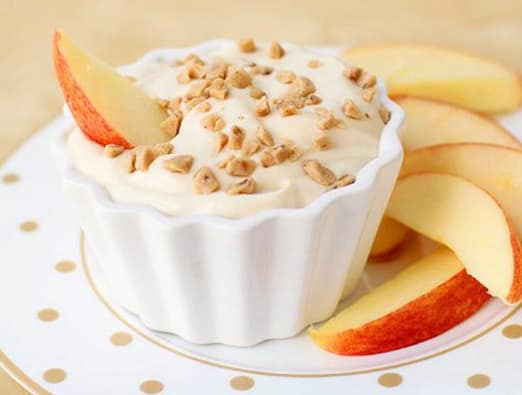 Greek Yogurt Caramel Fruit Dip