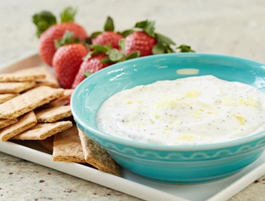 Lemon Poppy Seed Dip